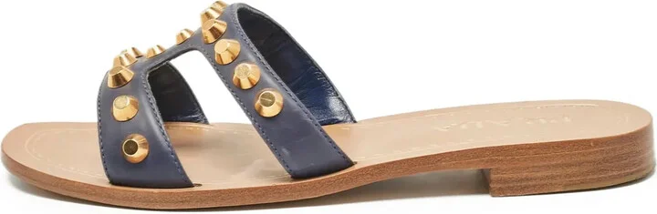 Studded Leather Sandals