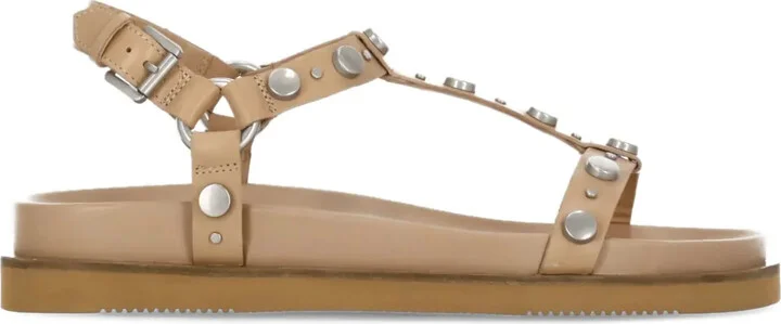 Studded Leather Sandals