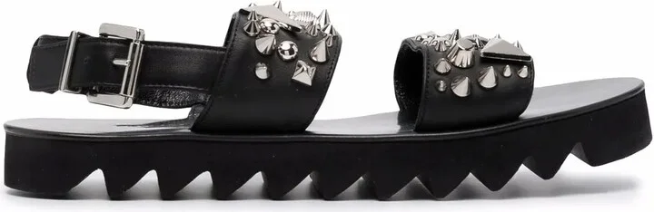 Studded Leather Sandals