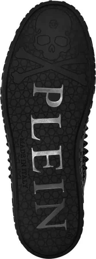 Studded Leather Sneakers - Image 4