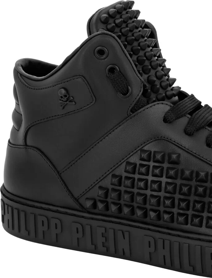 Studded Leather Sneakers - Image 5