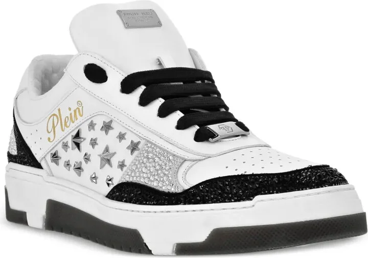 Studded Leather Sneakers - Image 2