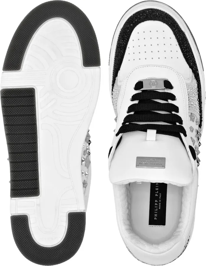 Studded Leather Sneakers - Image 3