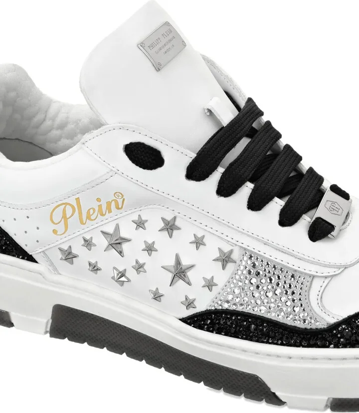 Studded Leather Sneakers - Image 4