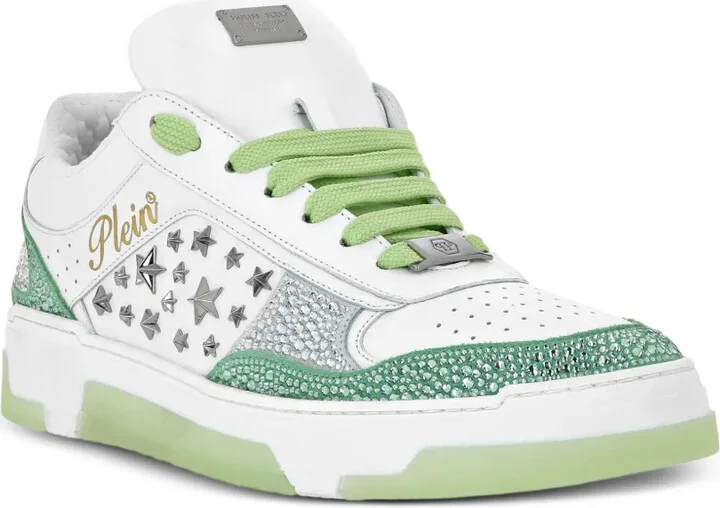 Studded Leather Sneakers - Image 2