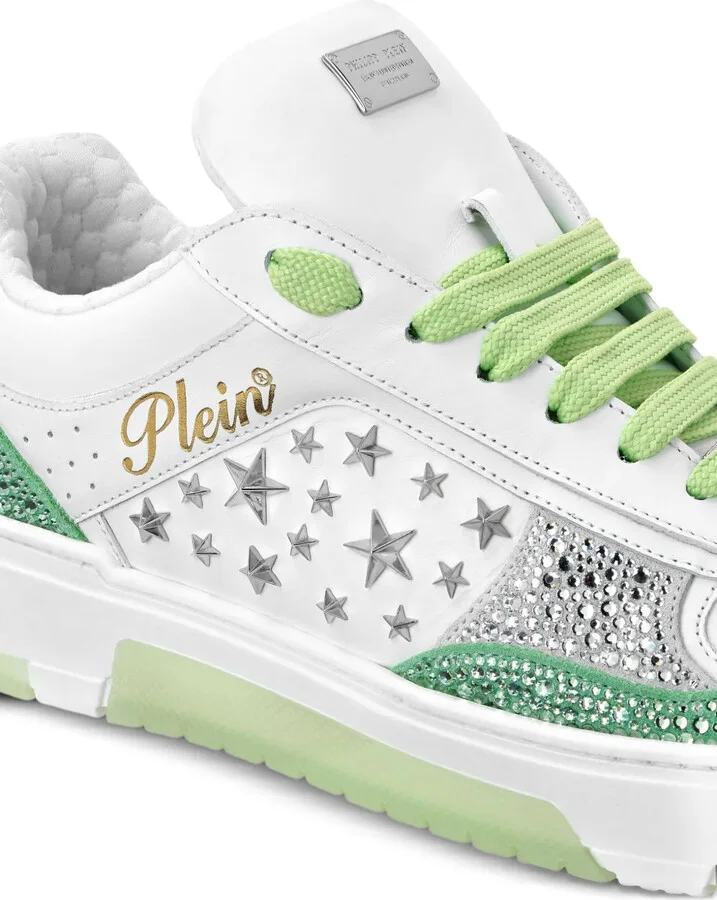 Studded Leather Sneakers - Image 4