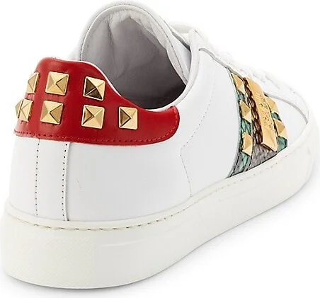 Studded Leather Sneakers - Image 3