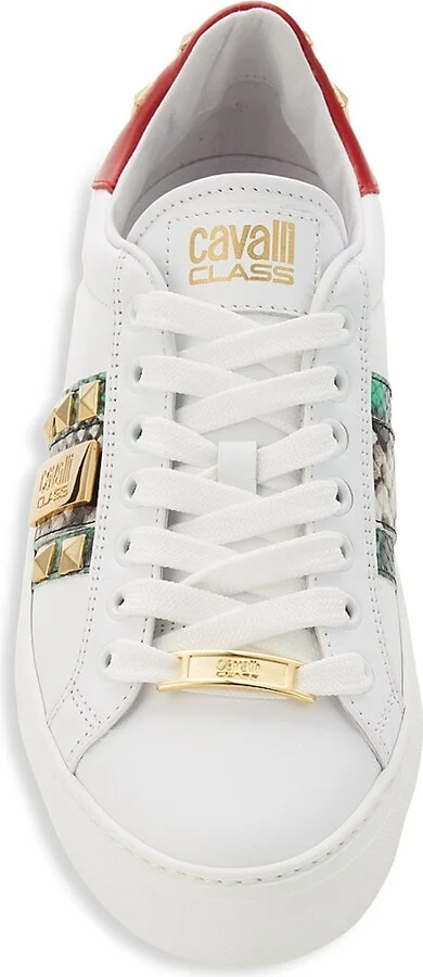 Studded Leather Sneakers - Image 6
