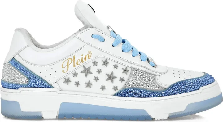 Studded Leather Sneakers
