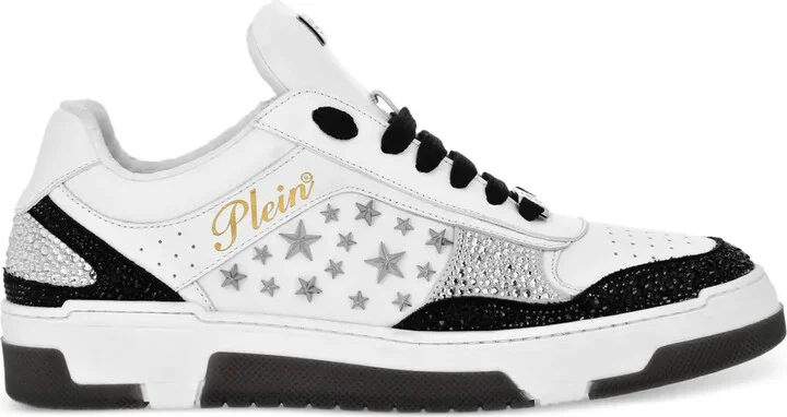 Studded Leather Sneakers