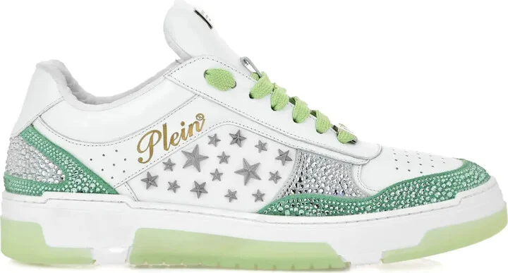 Studded Leather Sneakers