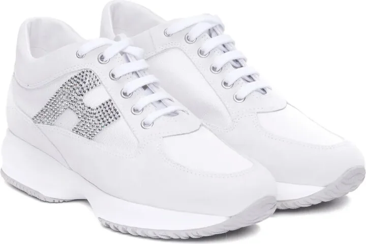 Studded Logo Lace Up Sneakers - Image 2