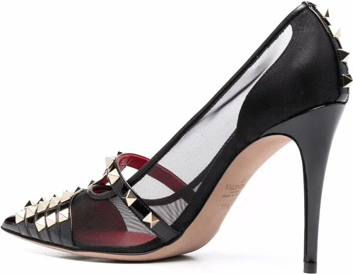 Studded Panelled Pumps - Image 3