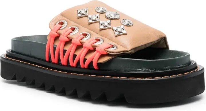 Studded Platform Sandals - Image 2