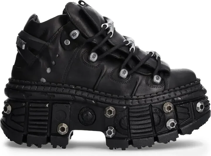 Studded Platform Sneakers