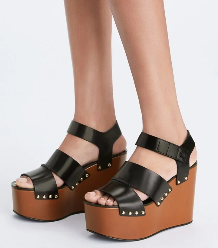 Studded Platform Wedge - Image 2