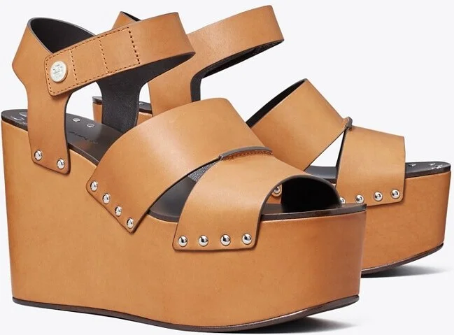 Studded Platform Wedge