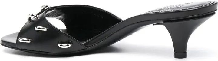 Studded Rings Open-Toe Sandals - Image 3