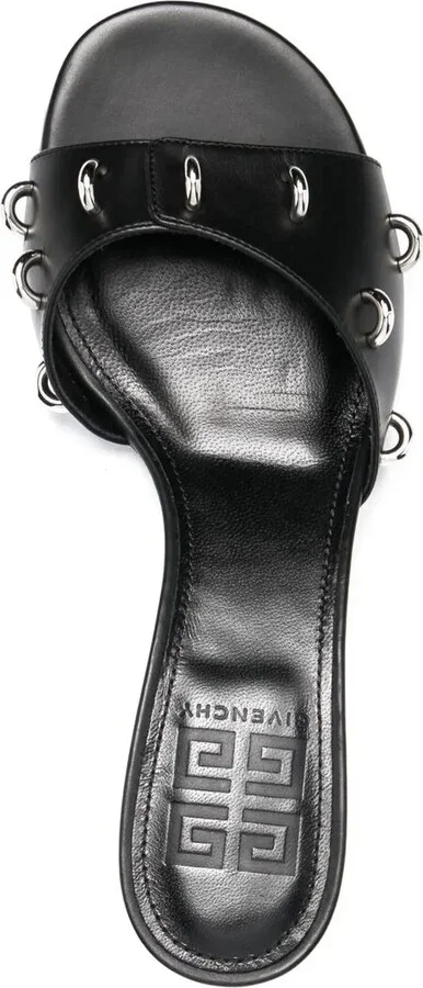 Studded Rings Open-Toe Sandals - Image 4