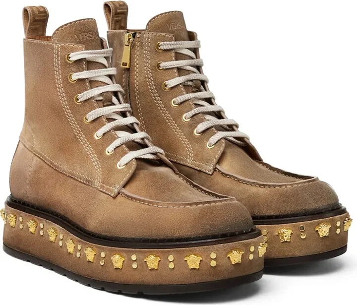 Studded Stack Boots - Image 2