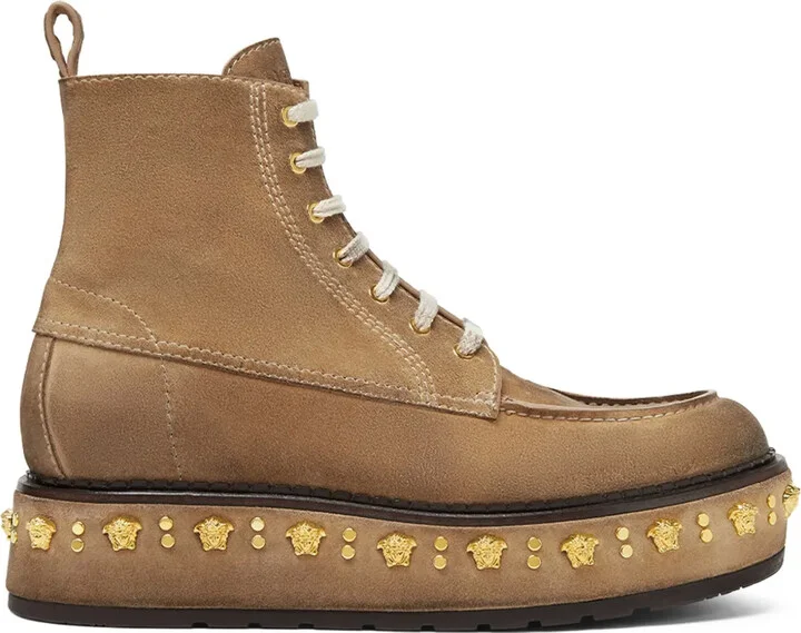 Studded Stack Boots