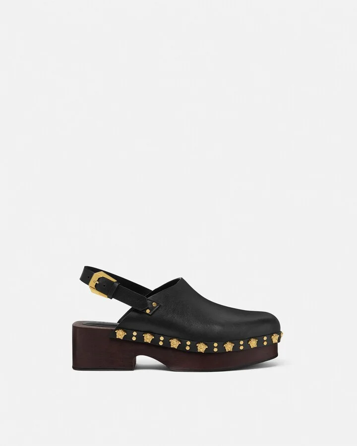 Studded Stack Clogs