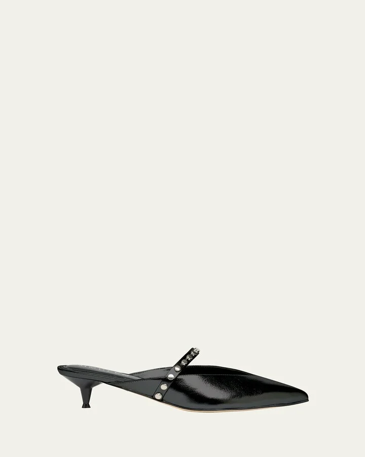 Studded Strap Mules