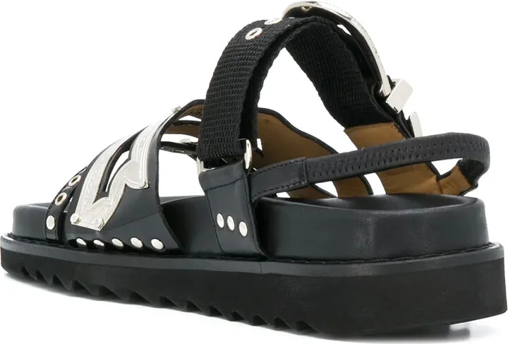 Studded Strap Sandals - Image 3