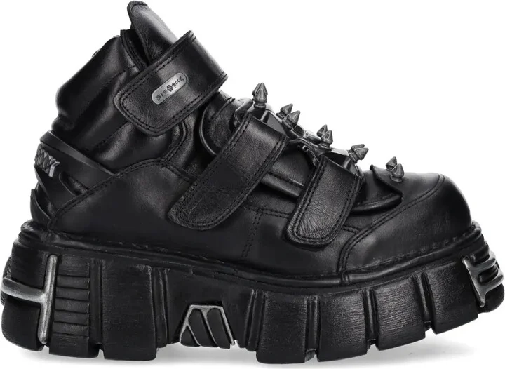 Studded-Strap Sneakers