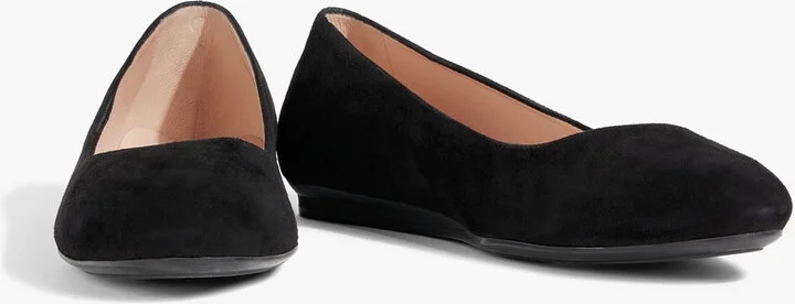 Studded suede ballet flats - Image 2