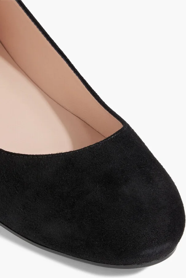 Studded suede ballet flats - Image 4