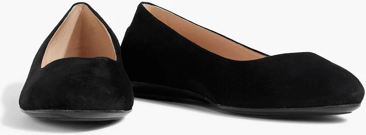 Studded suede ballet flats - Image 2