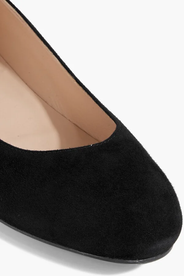 Studded suede ballet flats - Image 4