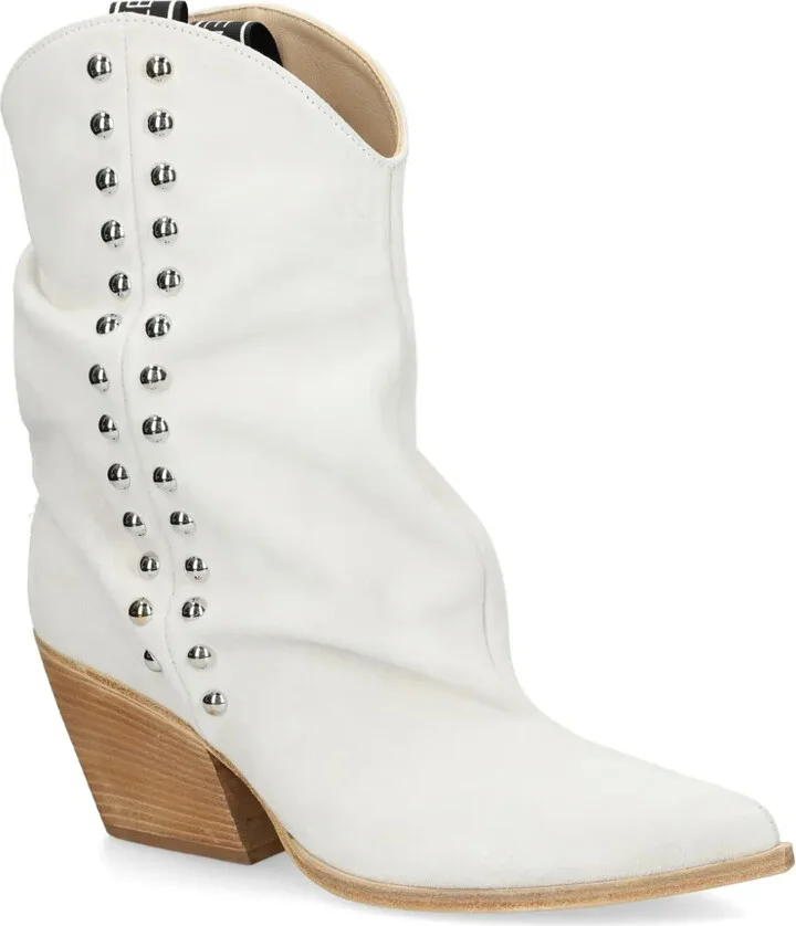 Studded Suede Boots - Image 2