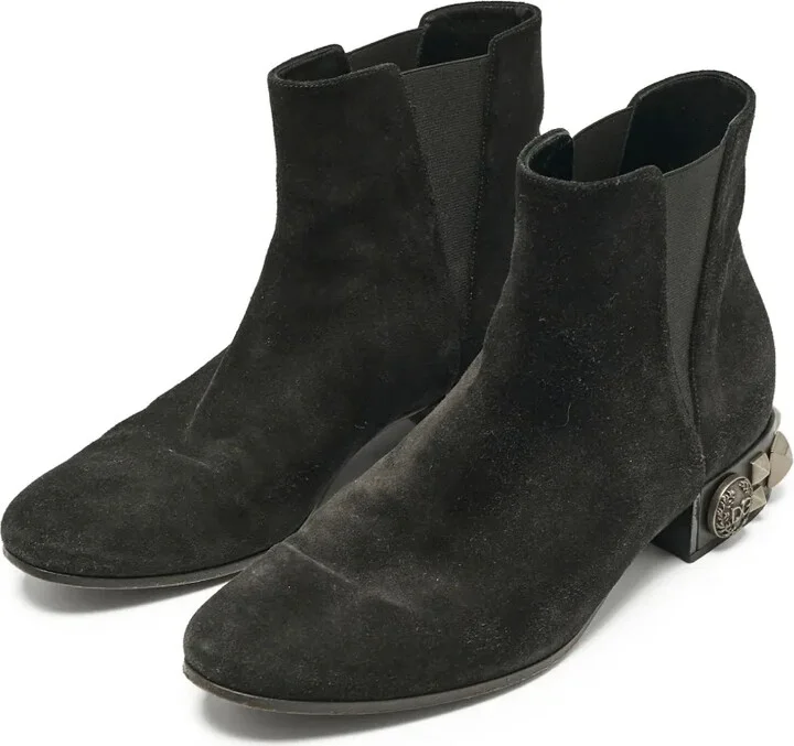 Studded Suede Boots - Image 3