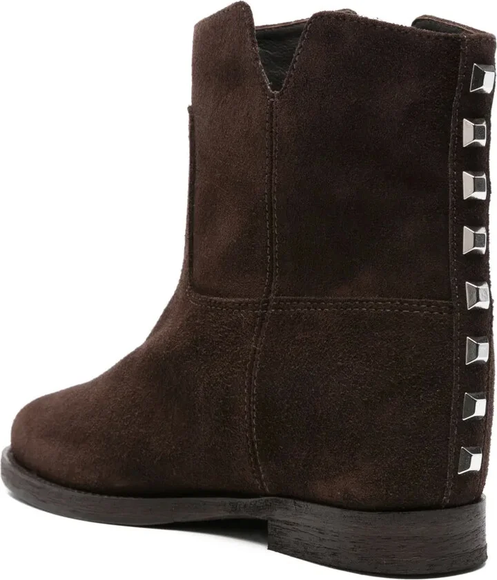 Studded Suede Boots - Image 3