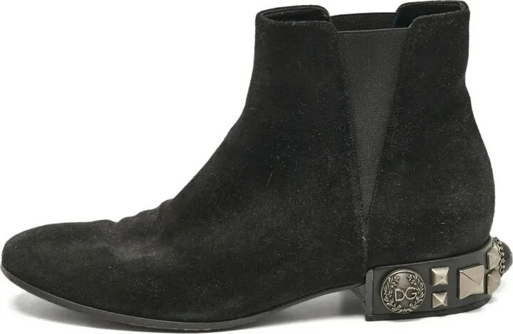 Studded Suede Boots
