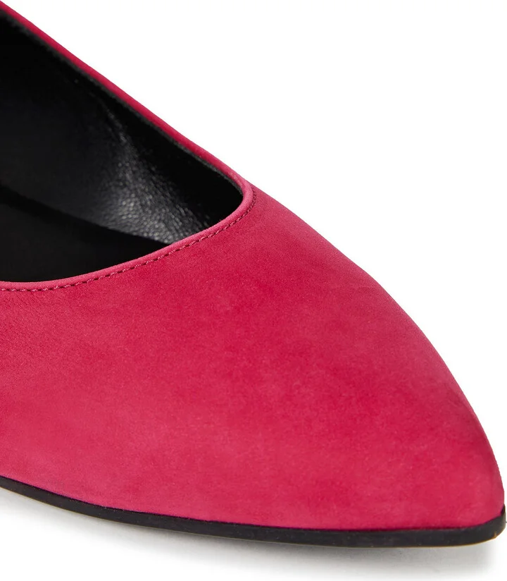 Studded suede point-toe flats - Image 4