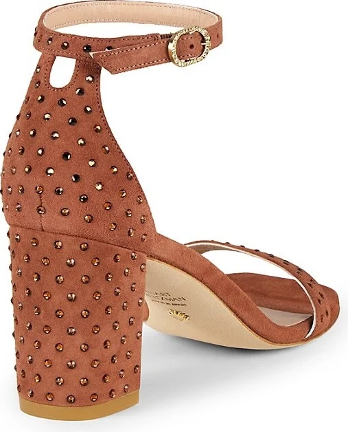 Studded Suede Sandals - Image 3