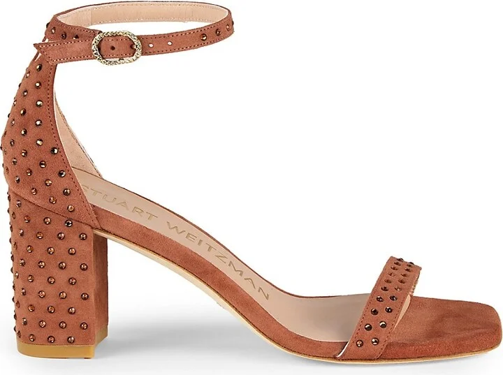 Studded Suede Sandals