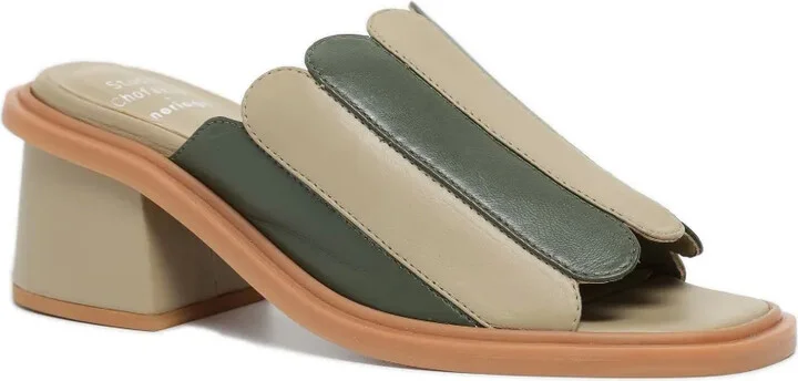 Studio 125 45mm leather mules - Image 2