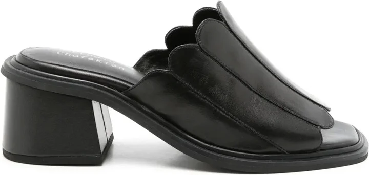 Studio 125 55mm scalloped-edge sandals