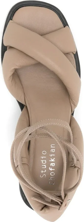 Studio 127 55mm block-heel sandals - Image 4