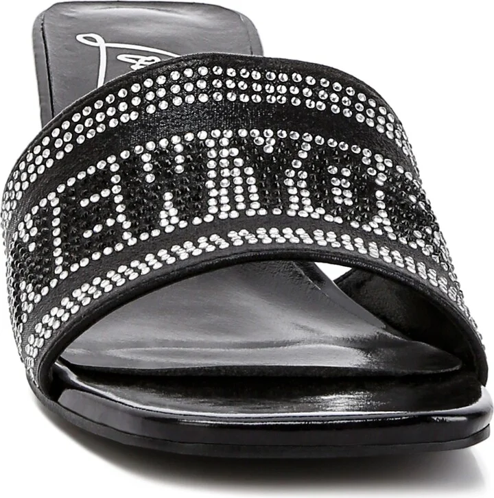 Studio 55 Rhinestone Embellished Slide Sandal - Image 3