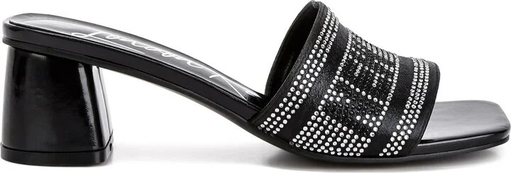 Studio 55 Rhinestone Embellished Slide Sandal - Image 5