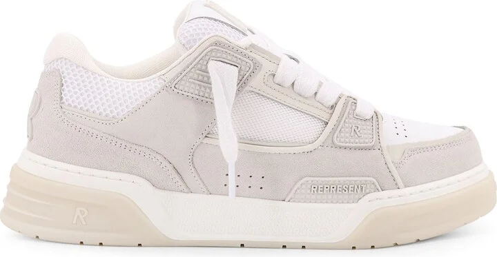 Studio Mesh And Suede Low-Top Sneakers