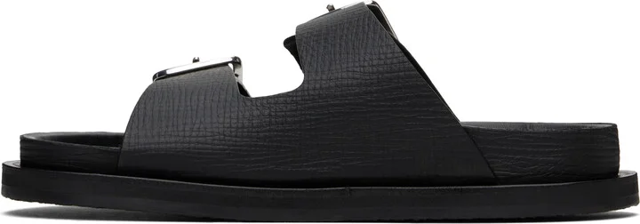 Studio Nicholson Black Denver Leather Sandals - Image 3
