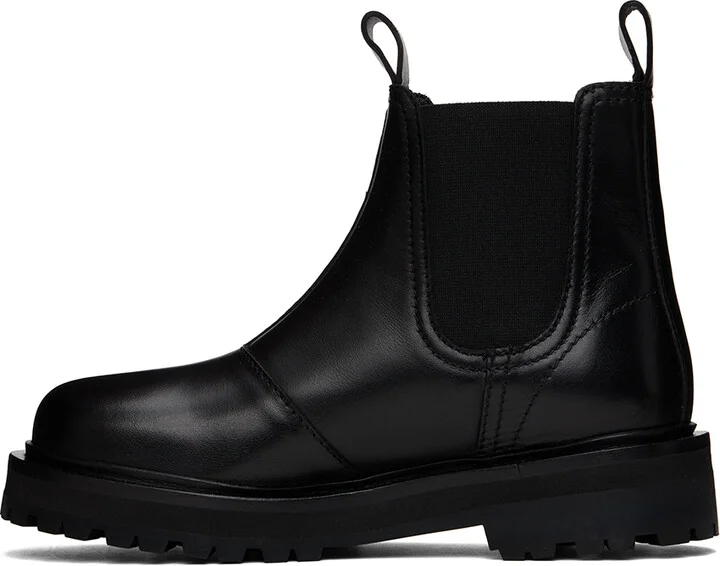 Studio Nicholson Black Kick Chelsea Boots - Image 3