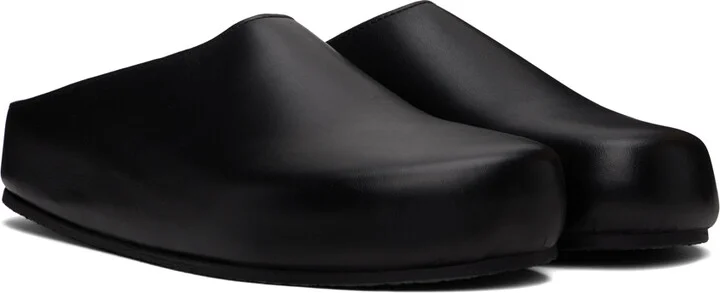 Studio Nicholson Black Wearing Clog Loafers - Image 4
