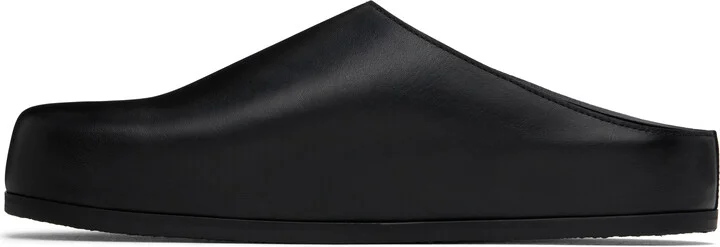 Studio Nicholson Black Wearing Slip-on Loafers - Image 3